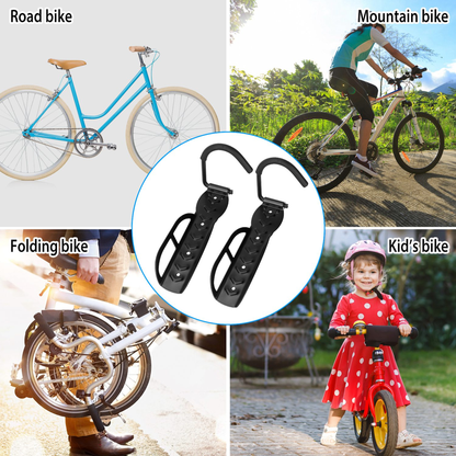 2Pcs Wall-Mount Vertical Bike Racks