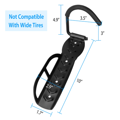 2Pcs Wall-Mount Vertical Bike Racks