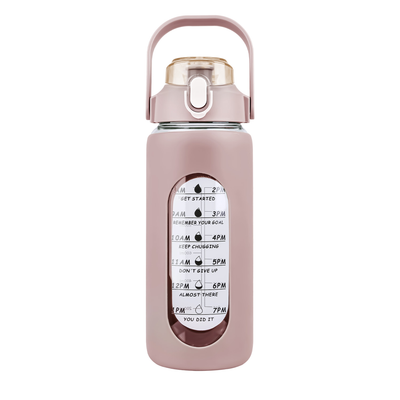 64oz Glass Water Bottle Coffee