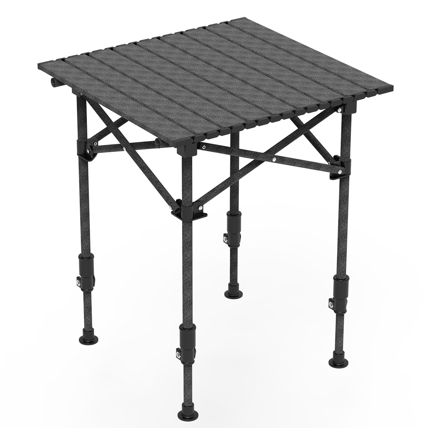 Portable Folding Camping Table Carbon Steel Adjustable