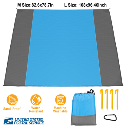 Sand-Proof Picnic Blanket with Anchors