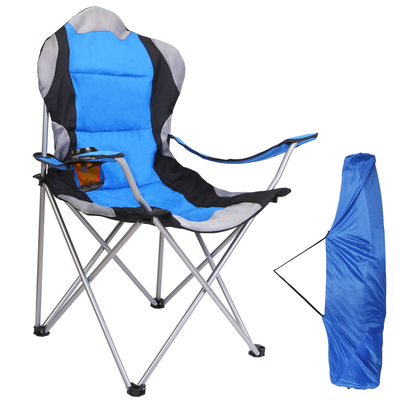 Foldable Heavy-Duty Steel Camping Chair