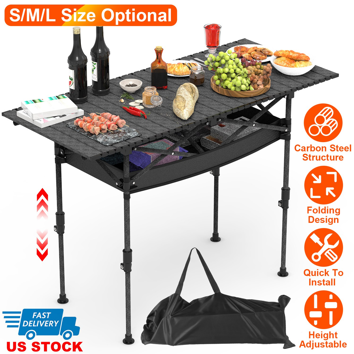 Portable Folding Camping Table - 120cm