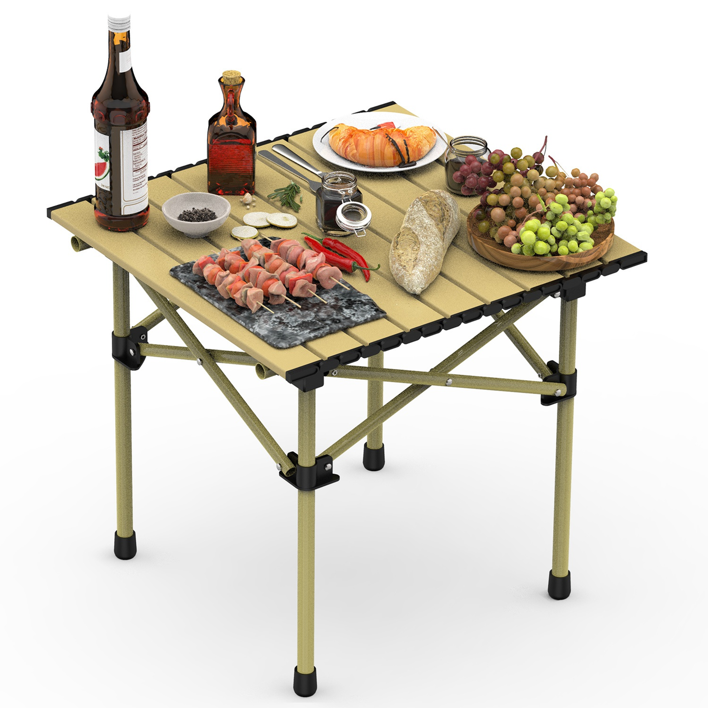 Folding Roll-Up Camping Table