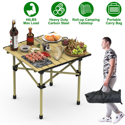 Folding Roll-Up Camping Table
