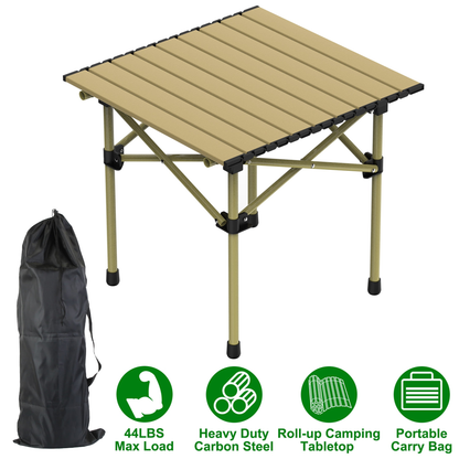 Folding Roll-Up Camping Table