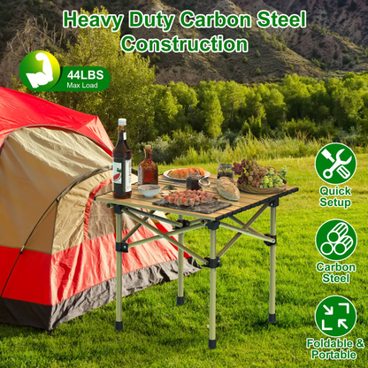 Folding Roll-Up Camping Table