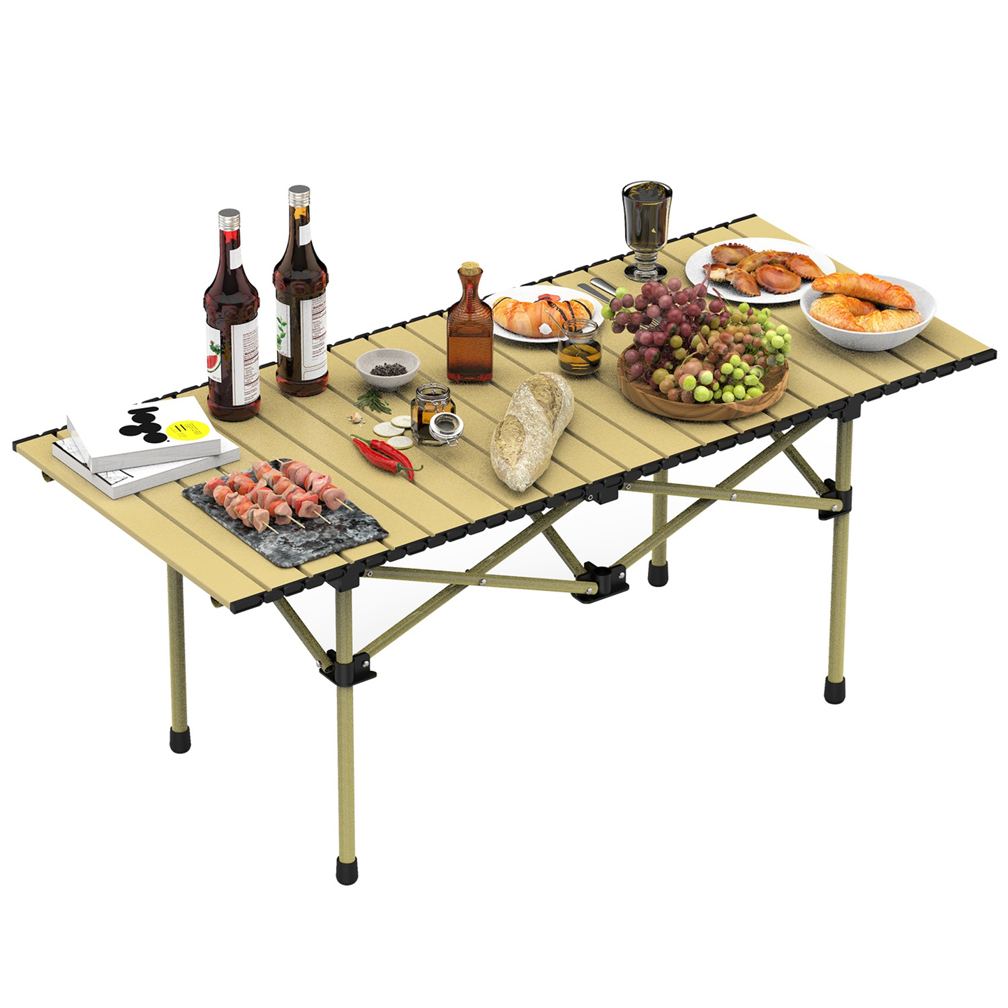 Roll-Up Folding Camping Table