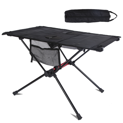 Portable Folding Camping Table with Cup Holders