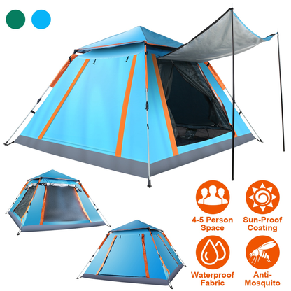 4-5 Person Waterproof Foldable Outdoor Camping Tent