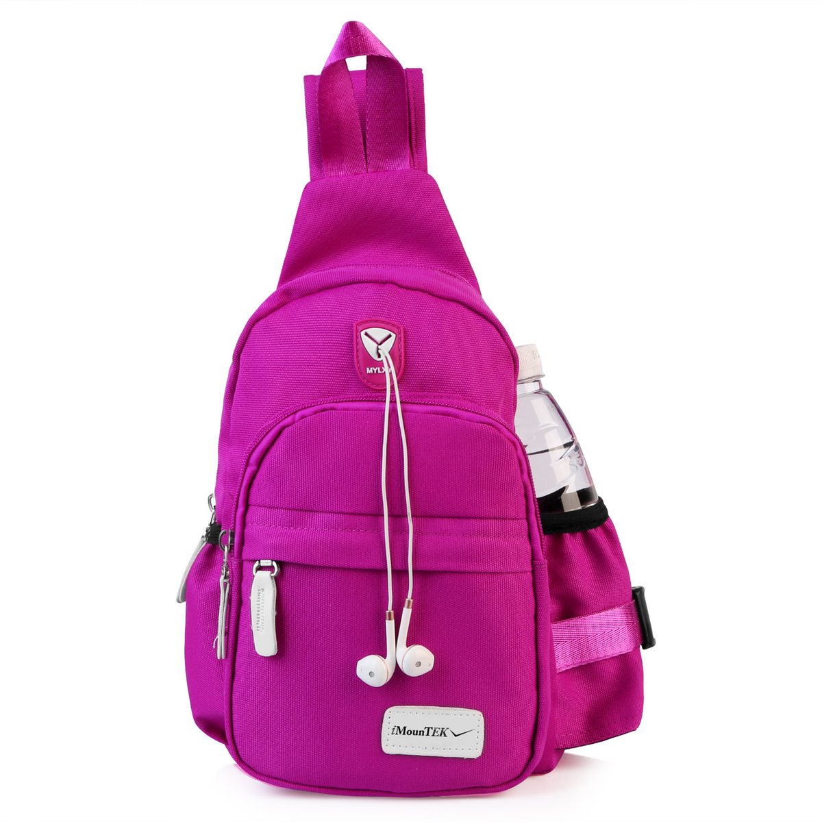 Unisex Nylon Crossbody Sling Backpack