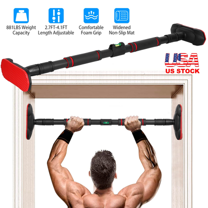 Adjustable Doorway Pull-Up Bar for Home Strength Training
