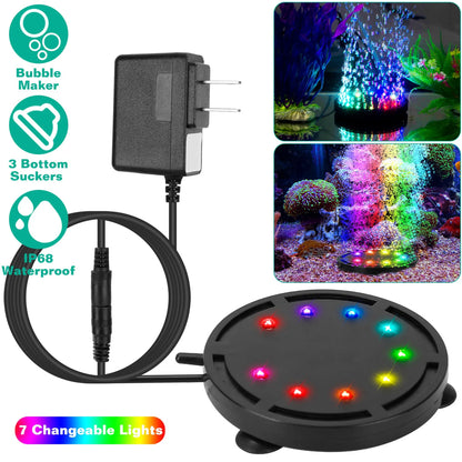 4in LED Aquarium Air Bubble Lamp