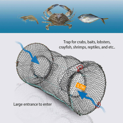 2-Piece Crab Trap Bait Nets for Shrimp and Lobster
