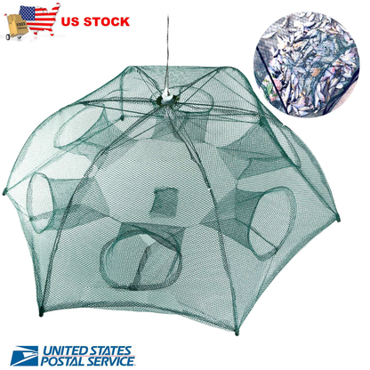 Portable Foldable Fishing Trap Net