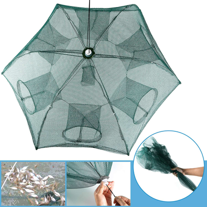 Portable Foldable Fishing Trap Net