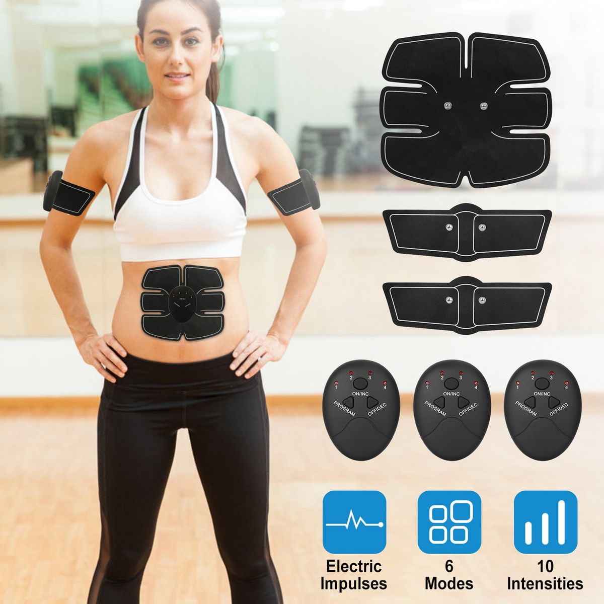 EMS Abs Muscle Toning Stimulator Belt