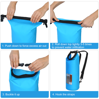 Floating Waterproof Dry Bag 20L (Blue)
