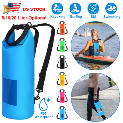 Floating Waterproof Dry Bag 20L (Multi-Color)