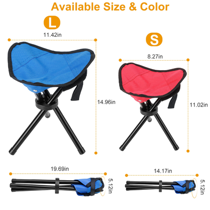 Folding Tripod Camping Stool