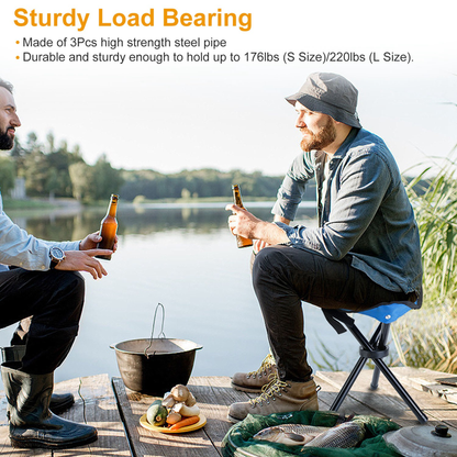Folding Tripod Stool Portable Travel Chair