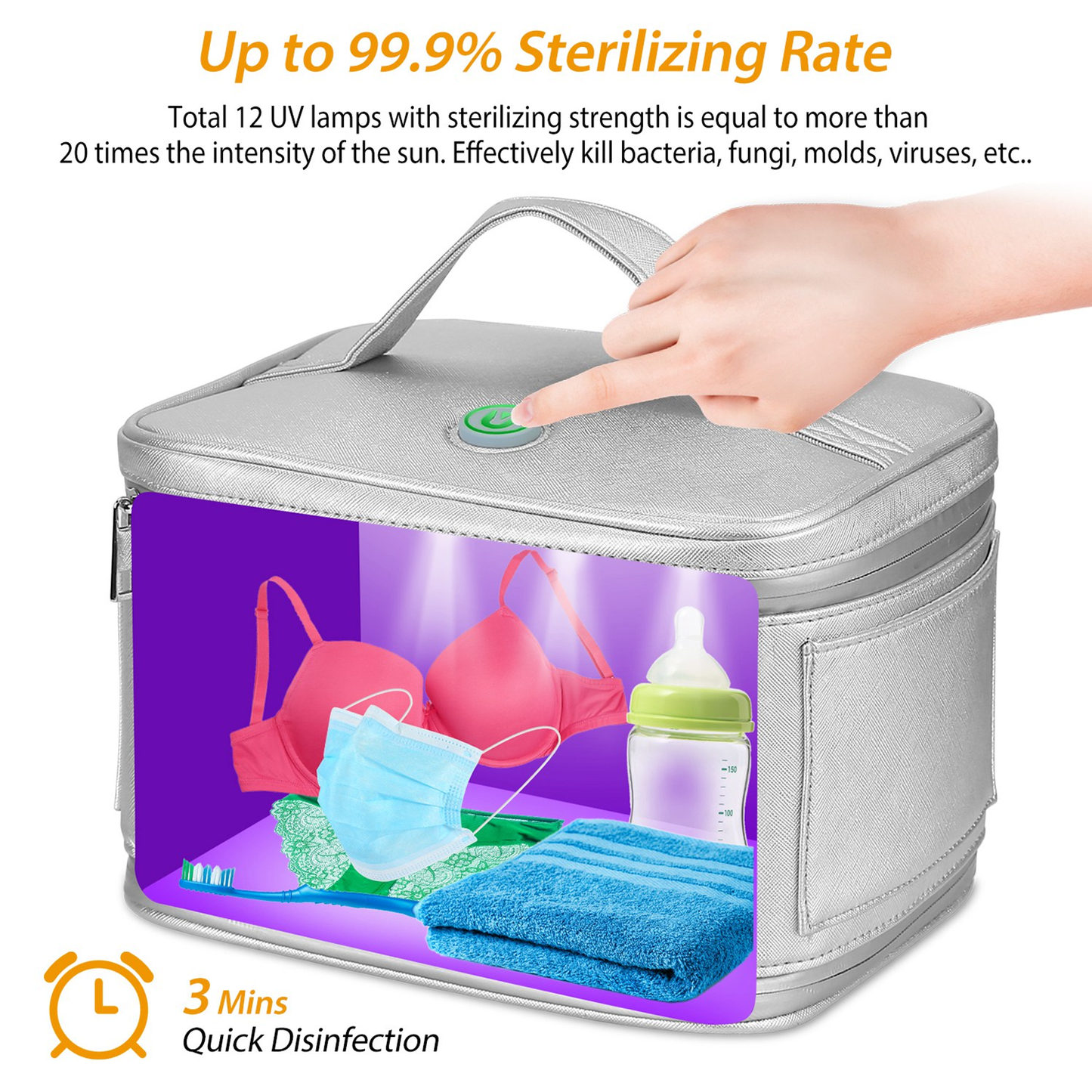 Foldable UV Disinfection Bag