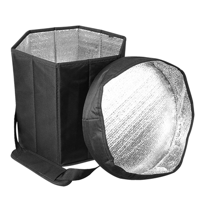 Collapsible Cooler Seat Bag with Shoulder Strap