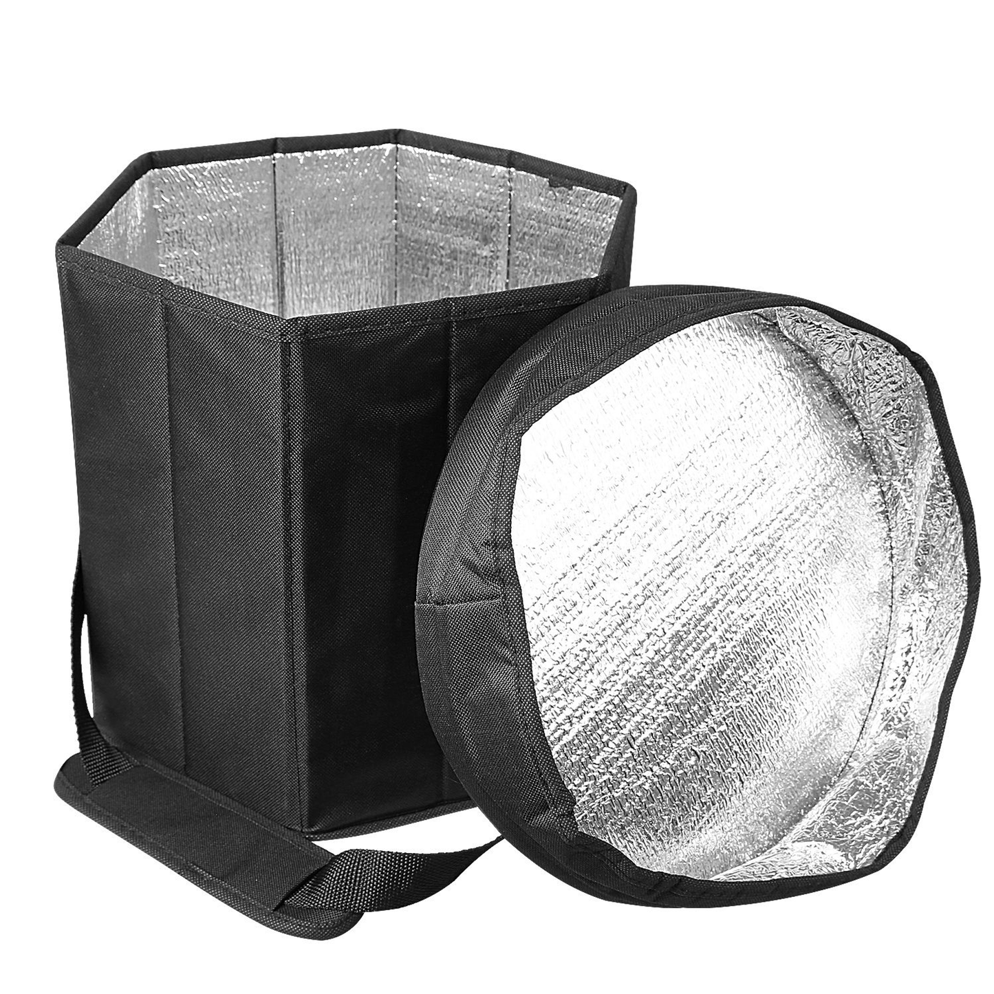 Collapsible Cooler Seat Bag with Shoulder Strap