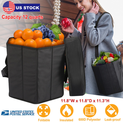 Collapsible Cooler Seat Bag with Shoulder Strap