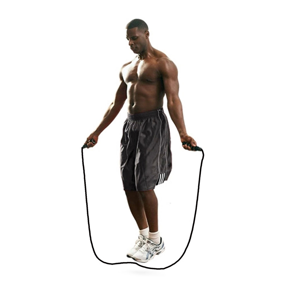 Adjustable Fitness Jump Rope with Anti-Slip Handles
