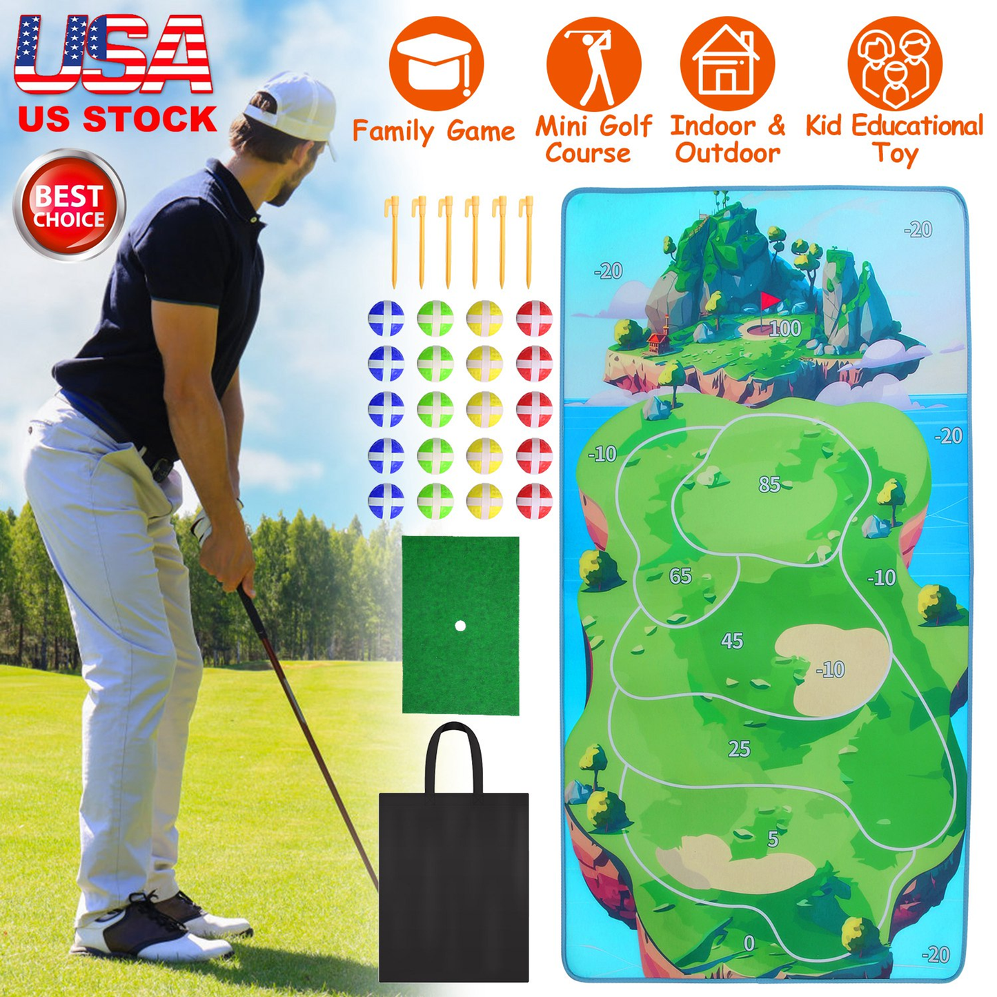 Casual Golf Game Set