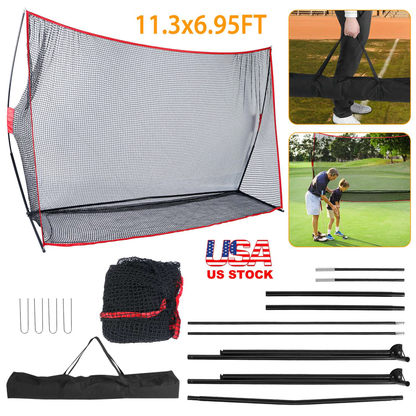 11.3 x 6.95 ft Portable Golf Practice Net