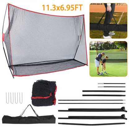 11.3 x 6.95 ft Portable Golf Practice Net
