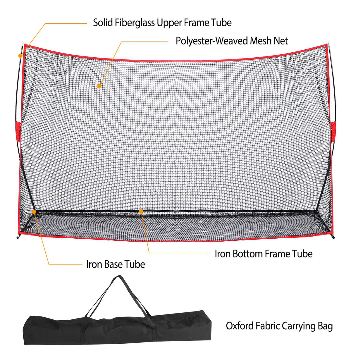 11.3 x 6.95 ft Portable Golf Practice Net