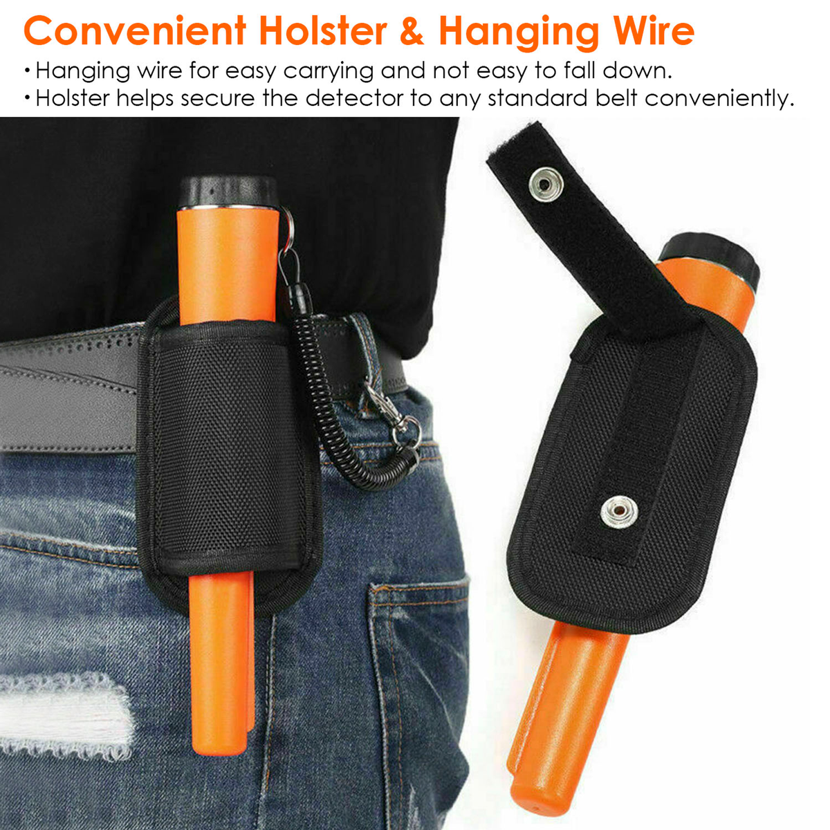 Handheld Metal Detector Pinpointer with LED Light