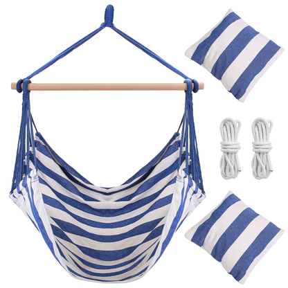 Hanging Hammock Chair (Blue)