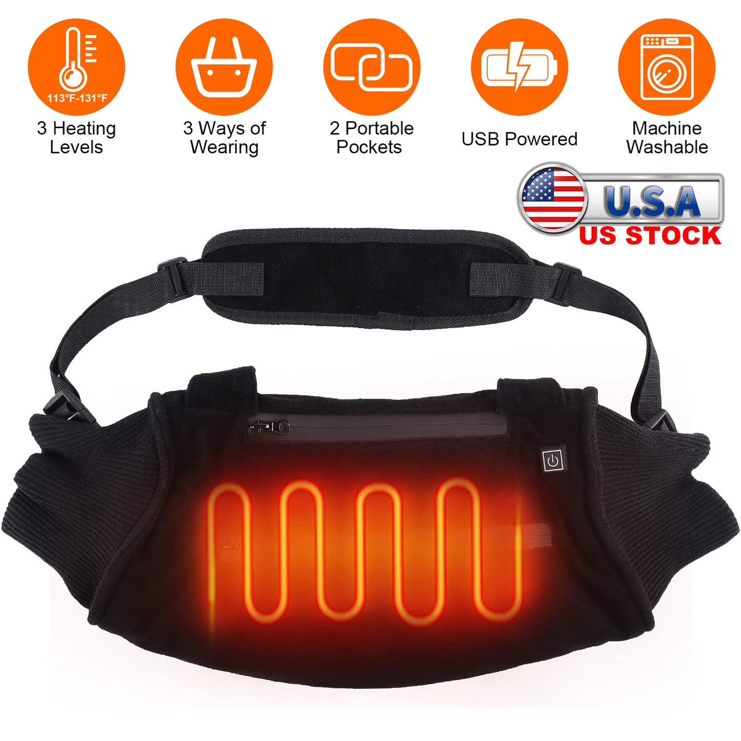 Electric Heated Hand Muff Warmer