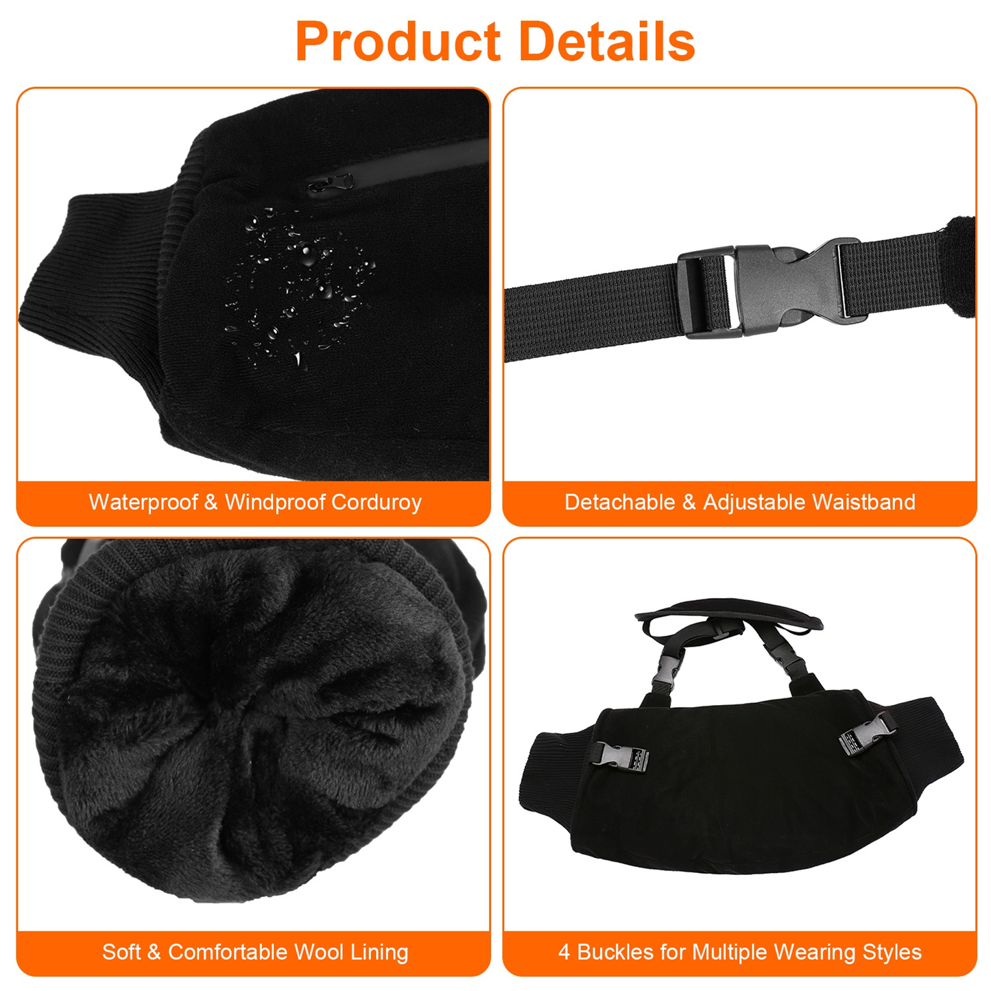 Electric Heated Hand Muff Warmer