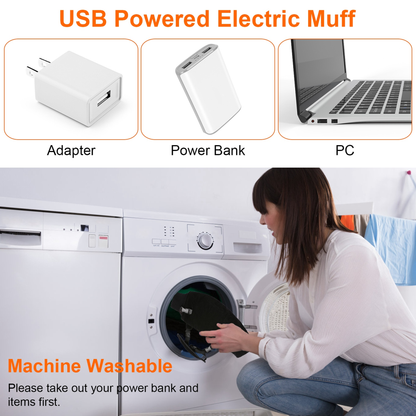 Electric Heated Hand Muff Warmer