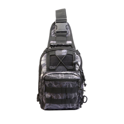 Men's Water-Repellent Tactical Sling Chest Backpack