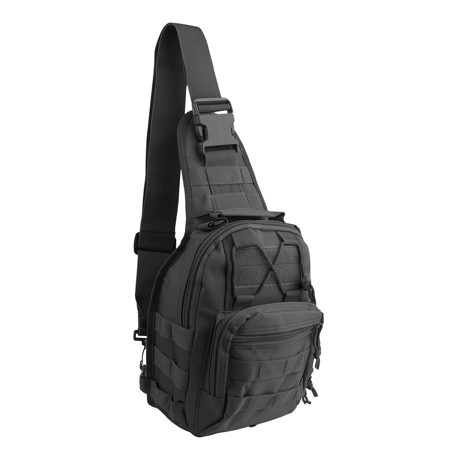 Men's Water-Repellent Tactical Sling Chest Backpack