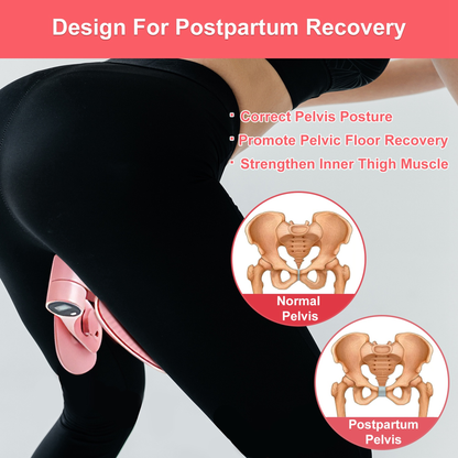 Thigh Exerciser Hip Trainer, 3 Resistance Levels, Pink