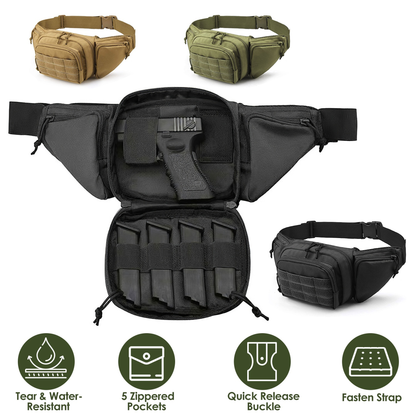 Tactical Waist Fanny Pack EDC Bag (Army Green)