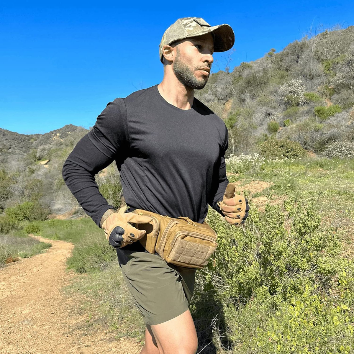 Tactical Fanny Pack Concealed Carry Bag, Khaki