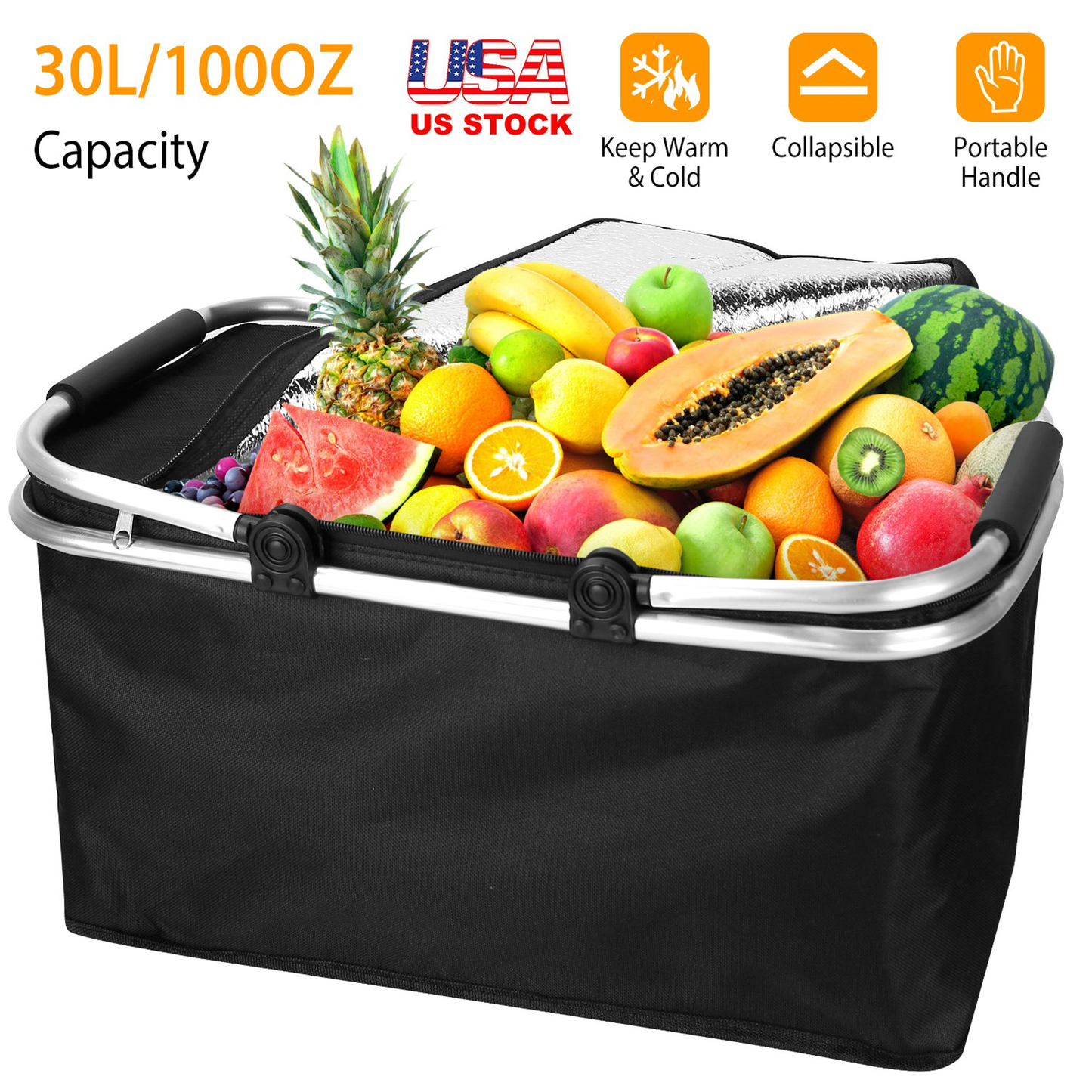 30 L Insulated Picnic Basket