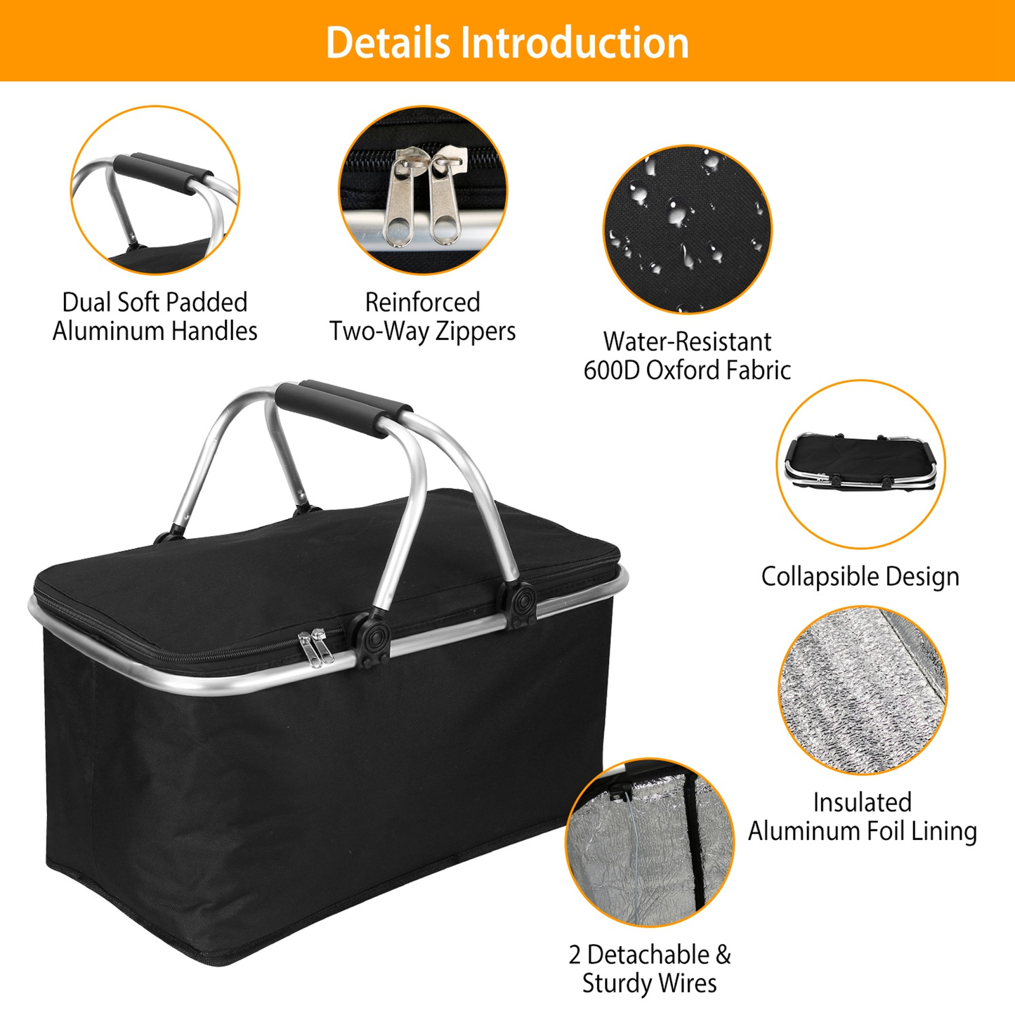 30 L Insulated Picnic Basket