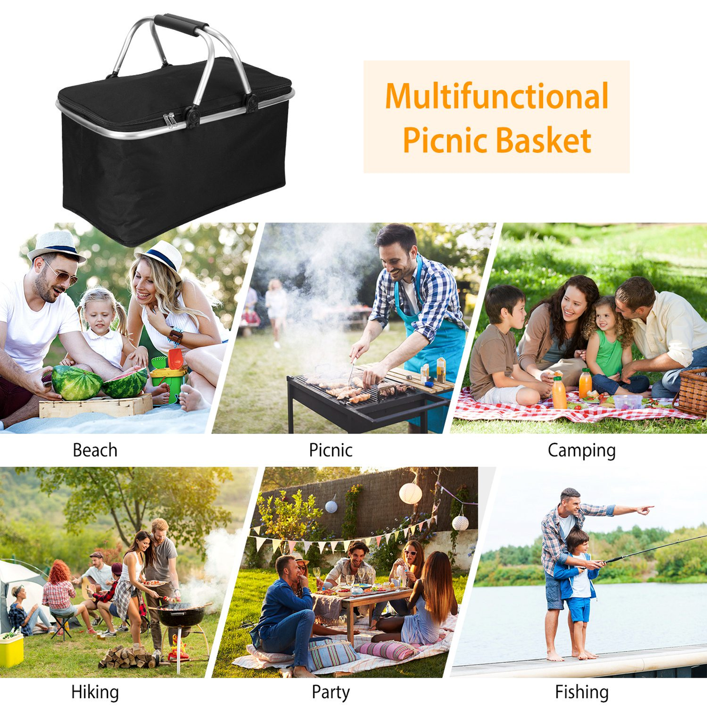 30 L Insulated Picnic Basket