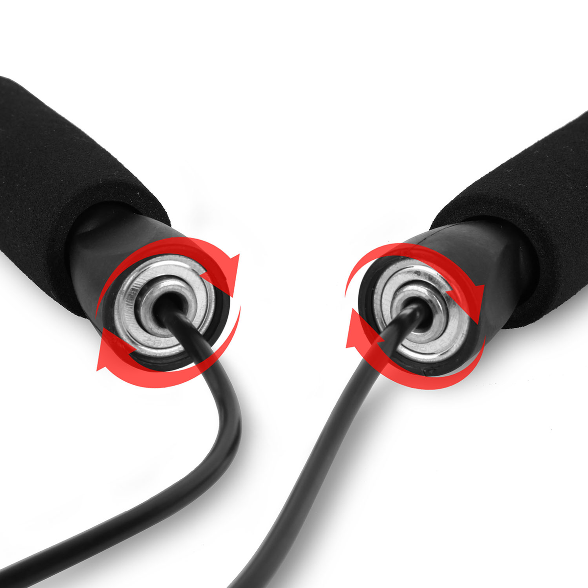 Adjustable Speed Jump Rope with Ball-Bearings