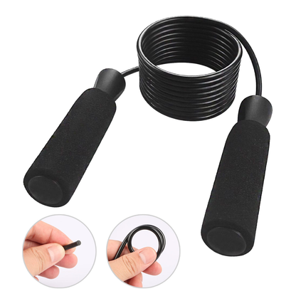 Adjustable Speed Jump Rope with Ball-Bearings