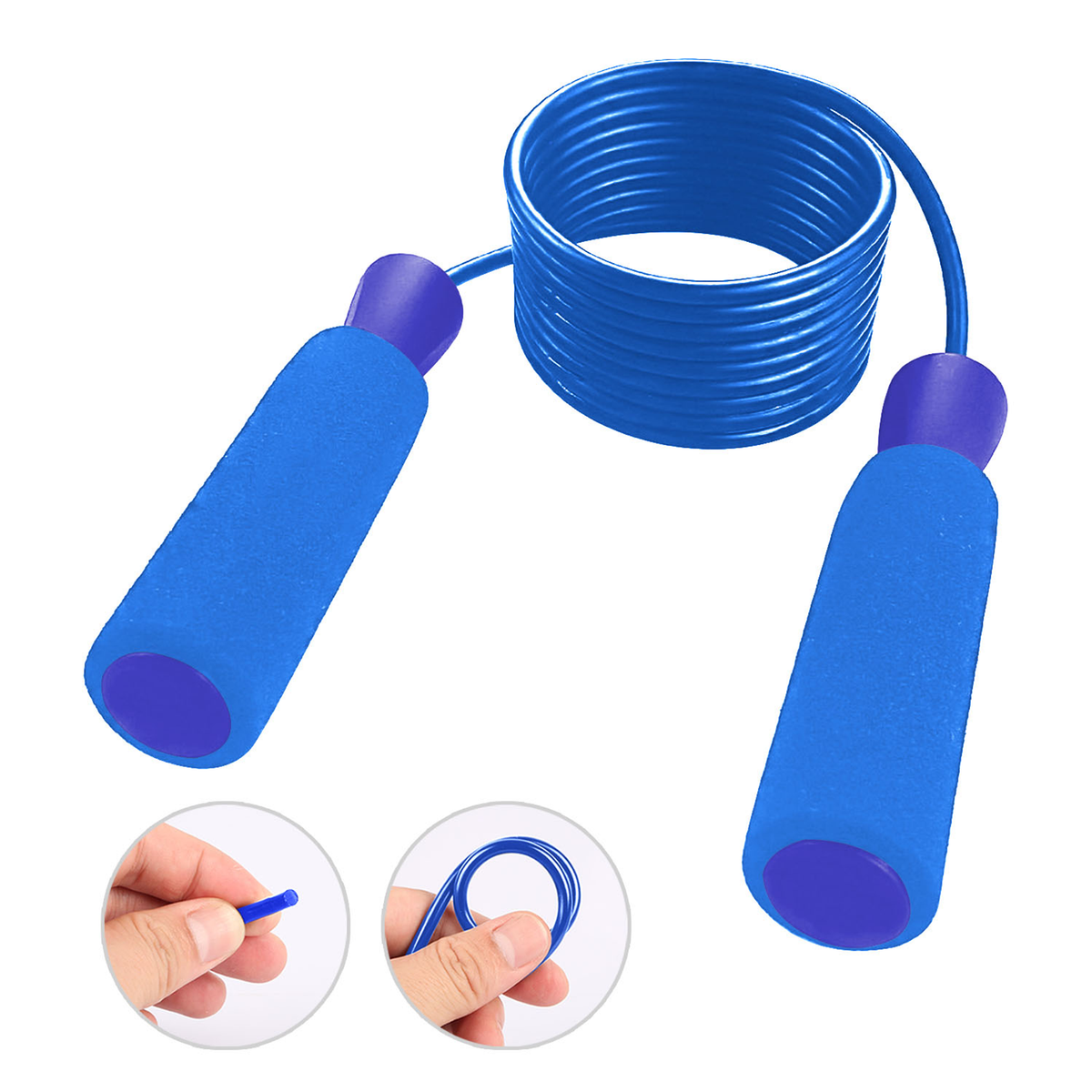 Adjustable Speed Jump Rope with Ball-Bearings